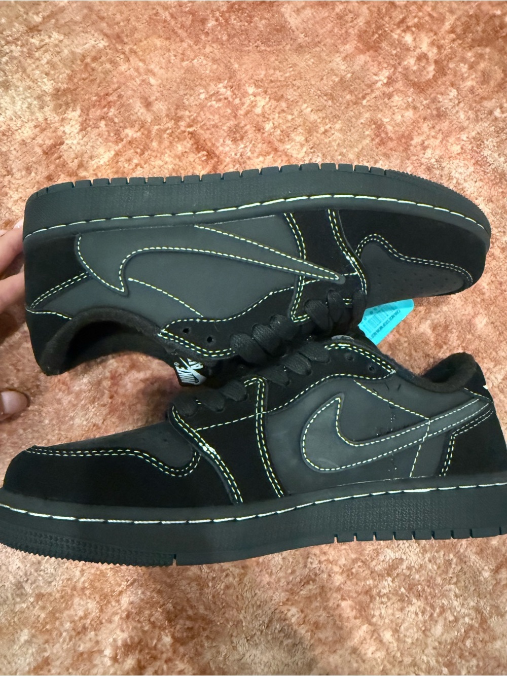 Travis Scott x Air Jordan 1 Retro Low OG SP 'Black Phantom
